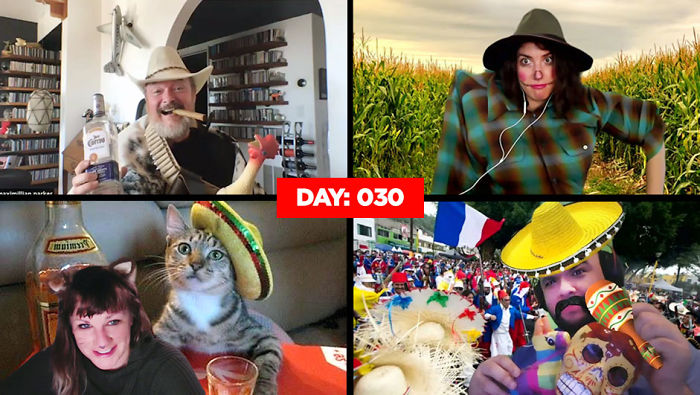 Work-Team-Quarantine-Meetings-Homemade-Costumes