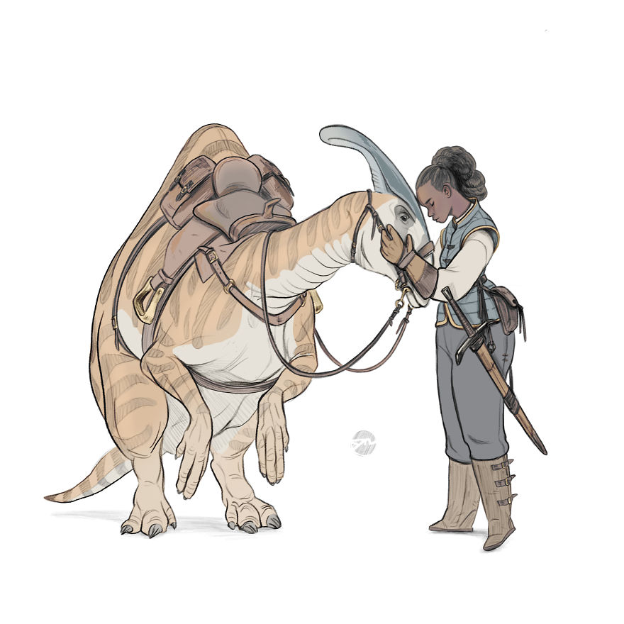 I Draw Warrior-Women With Different Body-Types