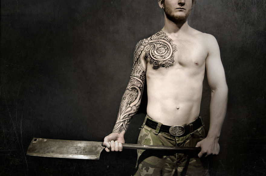 Another Scandinavian Warrior, Urnes Viking Style, Built Like An Armor!