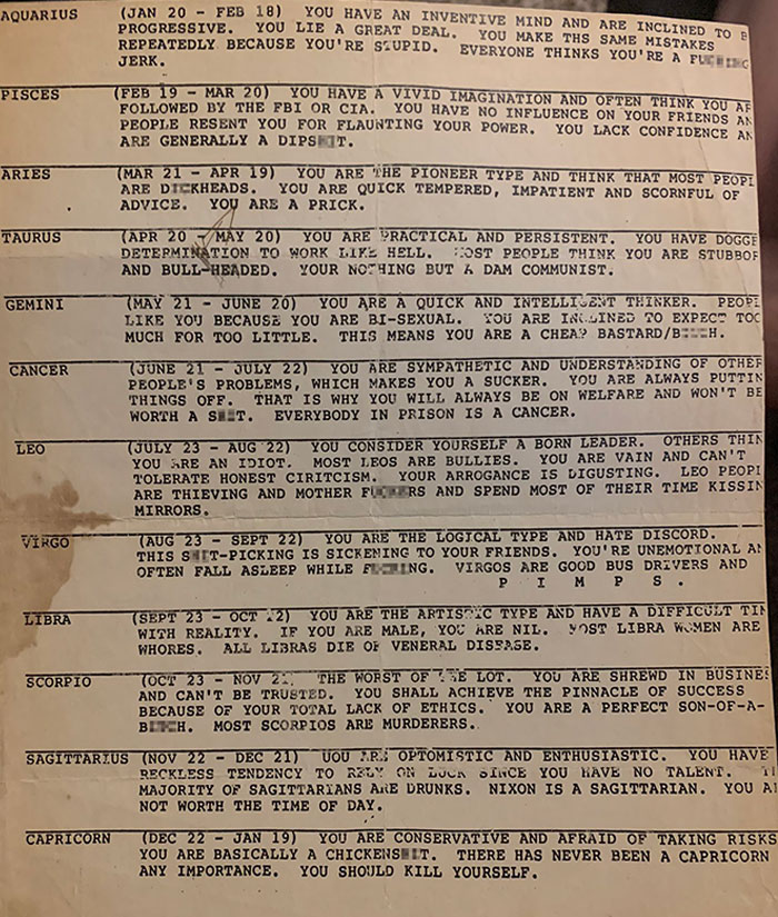 Someone Created Brutally Honest Horoscope Predictions That Are Beyond Hilarious