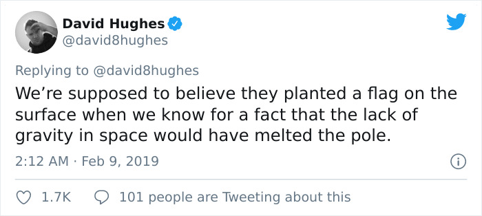 Guy Explains Why The Moon Landings Are A Hoax, And His Thread Is Better Than Any Conspiracy Theory Guy Explains Why The Moon Landings Are A Hoax, And His Thread Is Better Than Any Conspiracy Theory