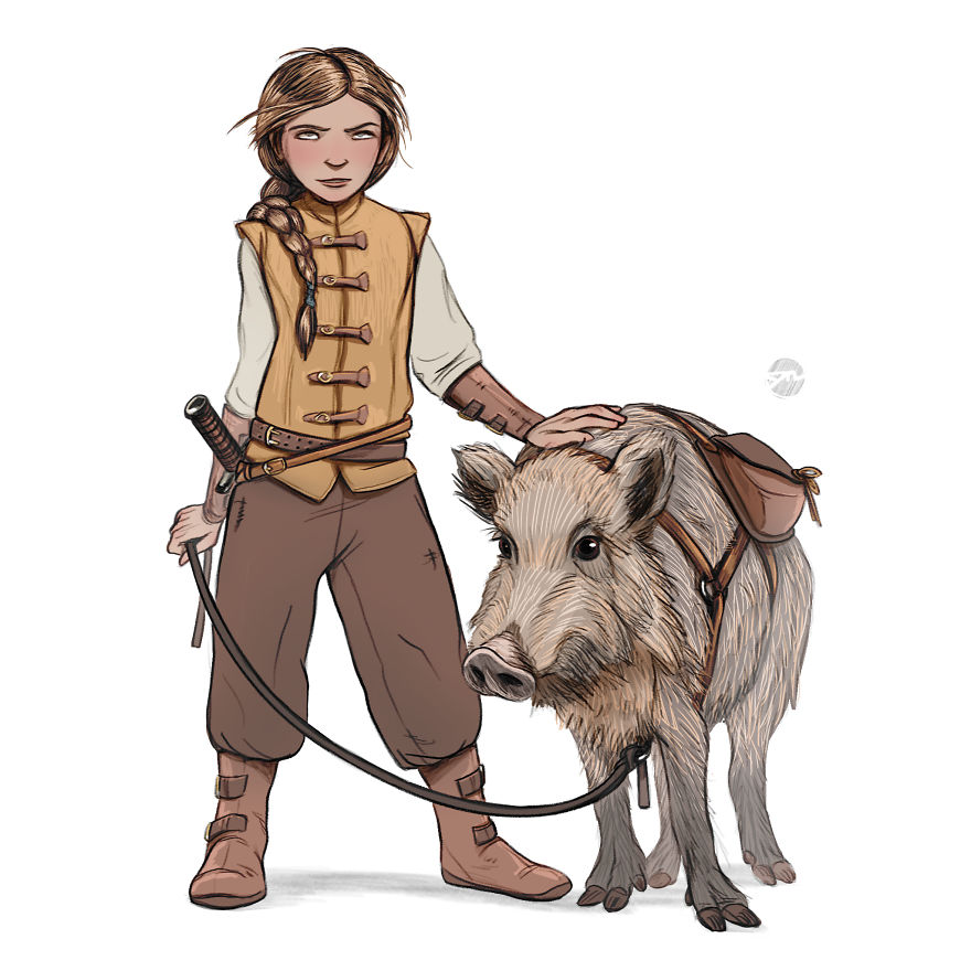 I Draw Warrior-Women With Different Body-Types