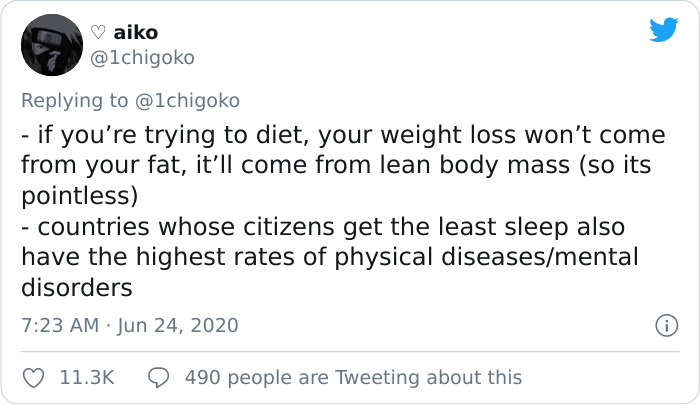 Viral Thread Explains Why You Should Always Get Enough Sleep, And The Frightening Effects Of Not Doing So