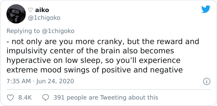 Viral Thread Explains Why You Should Always Get Enough Sleep, And The Frightening Effects Of Not Doing So