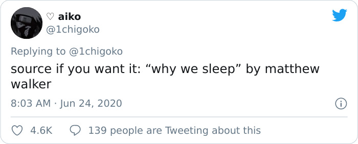 Viral Thread Explains Why You Should Always Get Enough Sleep, And The Frightening Effects Of Not Doing So Viral Thread Explains Why You Should Always Get Enough Sleep, And The Frightening Effects Of Not Doing So