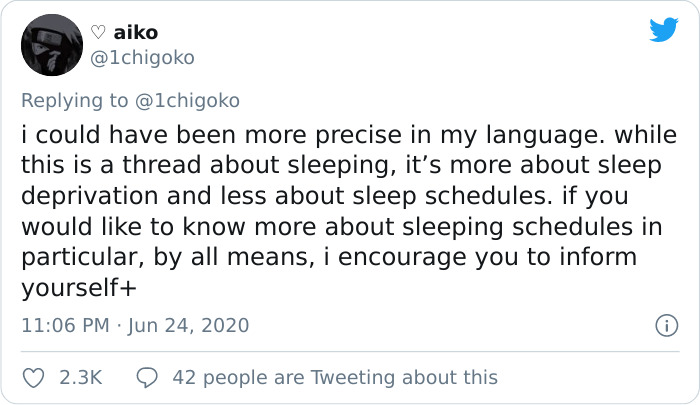 Viral Thread Explains Why You Should Always Get Enough Sleep, And The Frightening Effects Of Not Doing So Viral Thread Explains Why You Should Always Get Enough Sleep, And The Frightening Effects Of Not Doing So