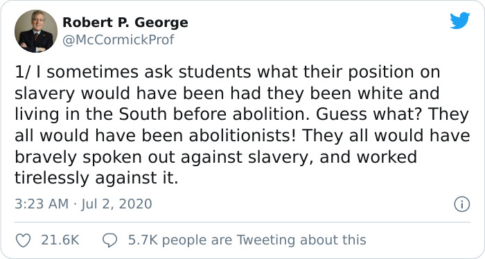 Professor Asked His Students What Would They Have Done In Slavery Times If They Were A White Southerner, Students Delivered Professor Asked His Students What Would They Have Done In Slavery Times If They Were A White Southerner, Students Delivered