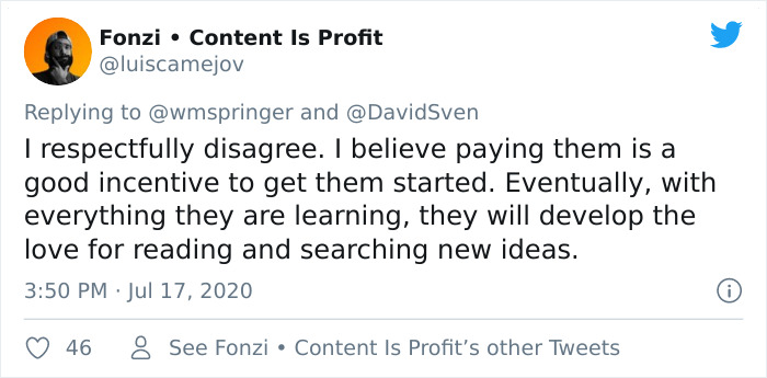 Dad Who Pays His Son $1 For Every Book Read Posts That He's Already Out $120, Divides The Internet On This Parenting Tactic Dad Who Pays His Son $1 For Every Book Read Posts That He's Already Out $120, Divides The Internet On This Parenting Tactic