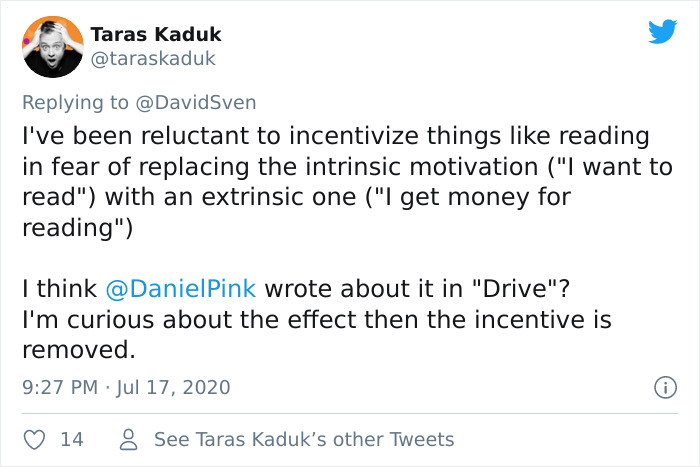 Dad Who Pays His Son $1 For Every Book Read Posts That He's Already Out $120, Divides The Internet On This Parenting Tactic