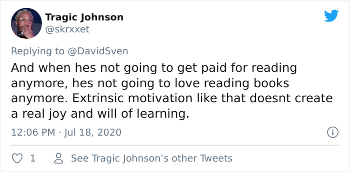 Dad Who Pays His Son $1 For Every Book Read Posts That He's Already Out $120, Divides The Internet On This Parenting Tactic Dad Who Pays His Son $1 For Every Book Read Posts That He's Already Out $120, Divides The Internet On This Parenting Tactic