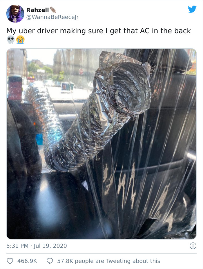 People Share How Taxis And Uber 'Upgraded' Themselves For The Pandemic And It's Genius (17 Pics) People Share How Taxis And Uber 'Upgraded' Themselves For The Pandemic And It's Genius (17 Pics)