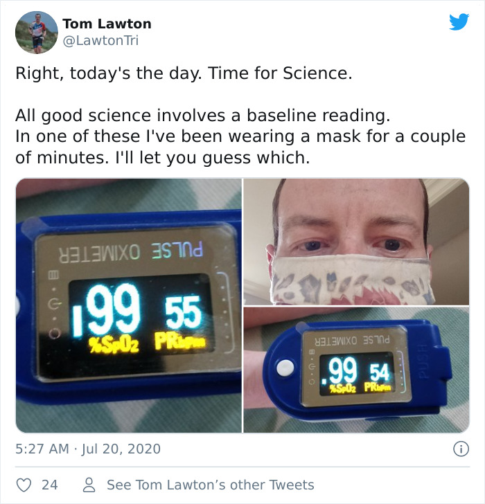 Doctor Runs 22 Miles Wearing Face Mask To Prove It Doesn't Lower Oxygen Levels Doctor Runs 22 Miles Wearing Face Mask To Prove It Doesn't Lower Oxygen Levels