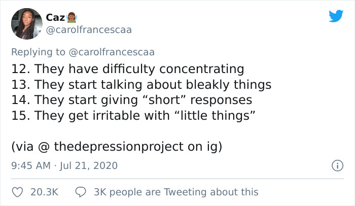 This Girl Shared A List Of 15 Warning Signs That Will Help You Recognize Someone Who Is Suffering From Depression