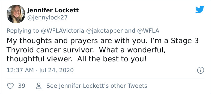 TV Reporter Gets Diagnosed With Cancer After A Viewer, Who is A Cancer Survivor, Spots A Lump On Her Neck TV Reporter Gets Diagnosed With Cancer After A Viewer, Who is A Cancer Survivor, Spots A Lump On Her Neck