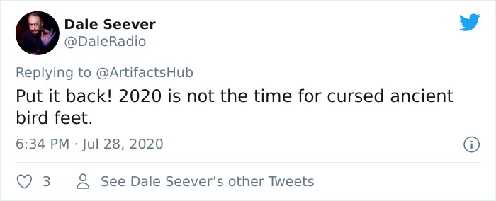 Archaeologists Find 3,300-Year-Old Claw Of A Bird That Went Extinct 700 Years Ago, And People Say 2020 Is Not The Right Year To Clone It