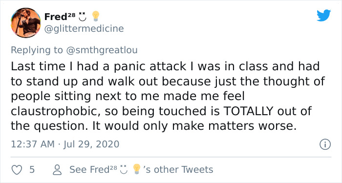 After Someone Says That The Way Panic Attacks Are Portrayed In Movies Is Nonsense, People Start Sharing What They Actually Look Like After Someone Says That The Way Panic Attacks Are Portrayed In Movies Is Nonsense, People Start Sharing What They Actually Look Like