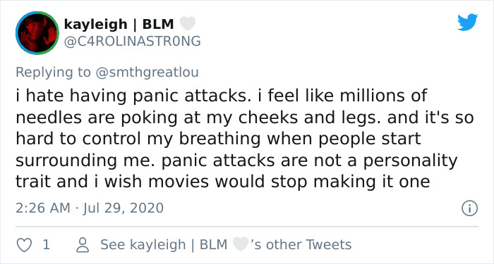After Someone Says That The Way Panic Attacks Are Portrayed In Movies Is Nonsense, People Start Sharing What They Actually Look Like
