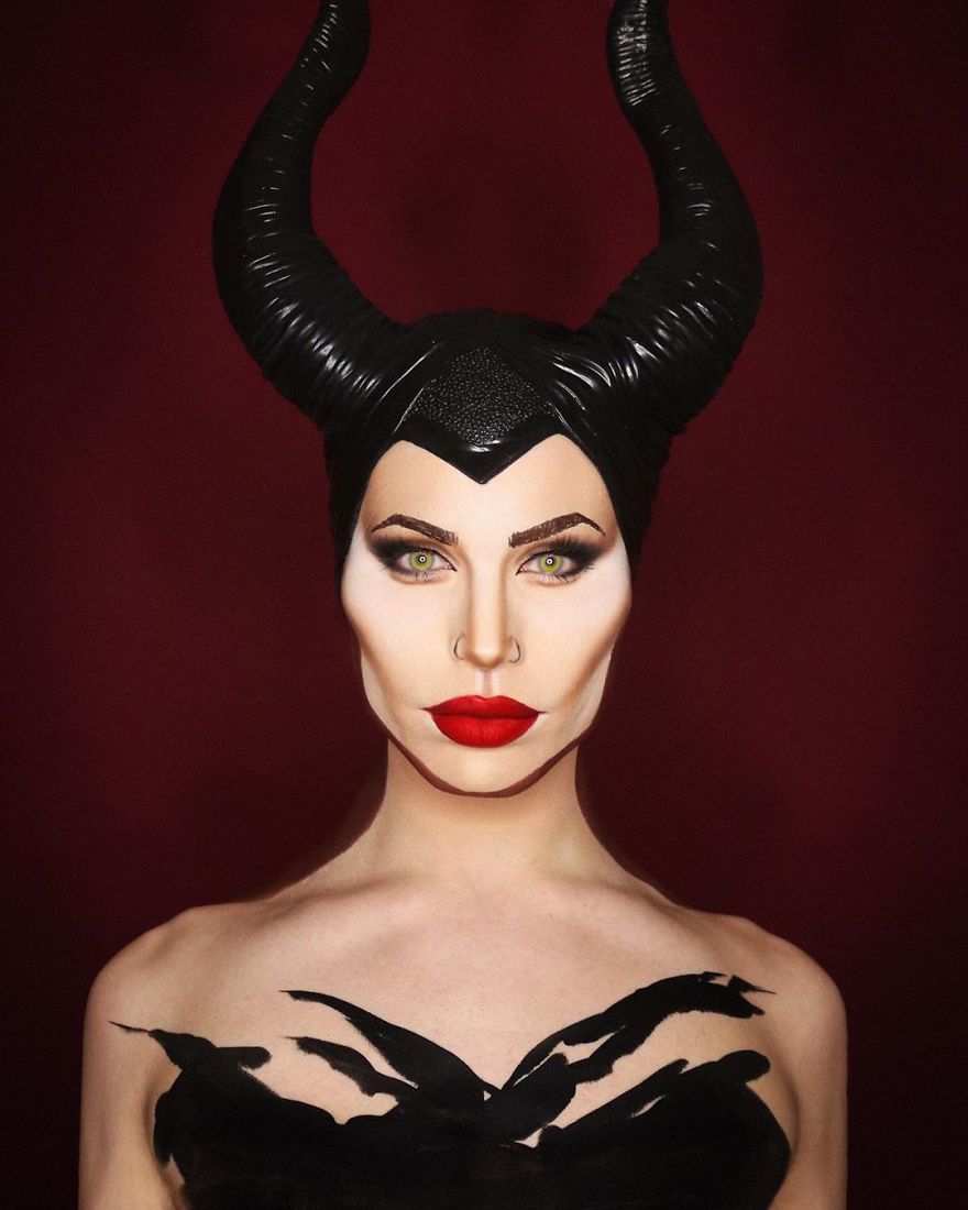 Angelina Jolie As Maleficent