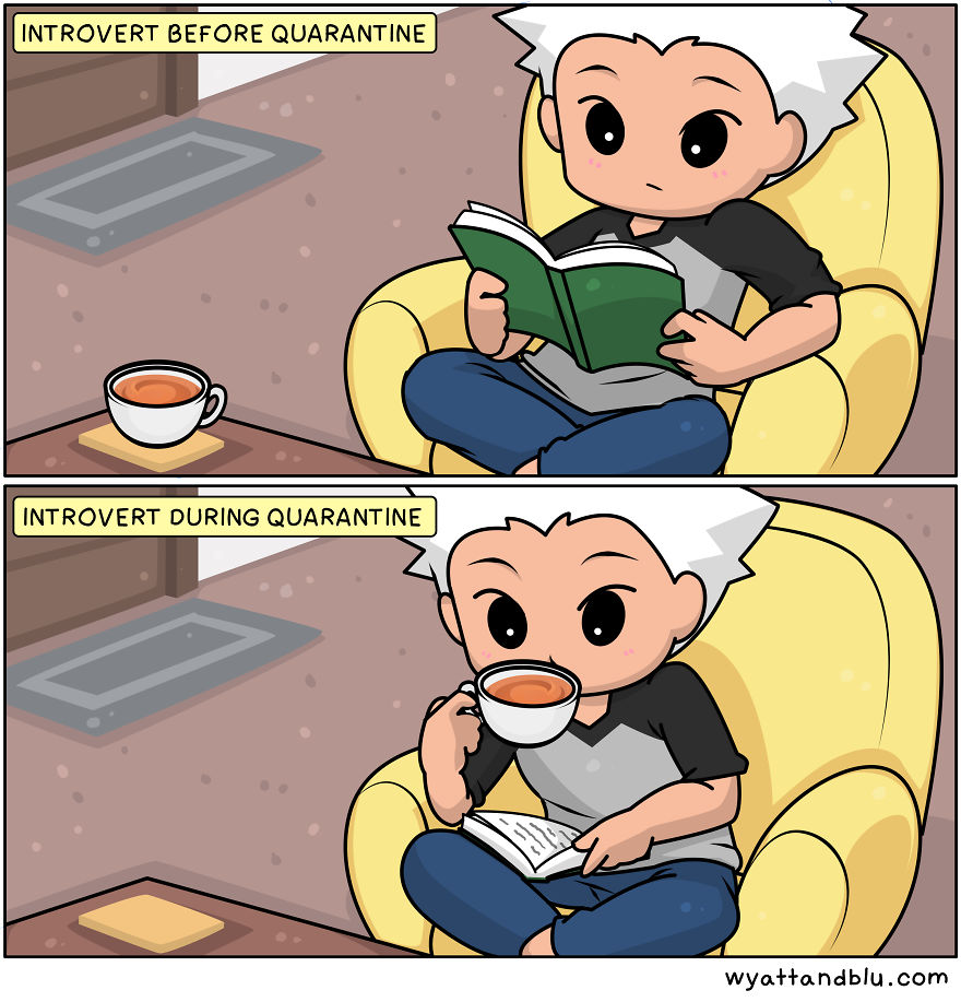 30 Wholesome & Funny Comics Of A Couple During Lockdown