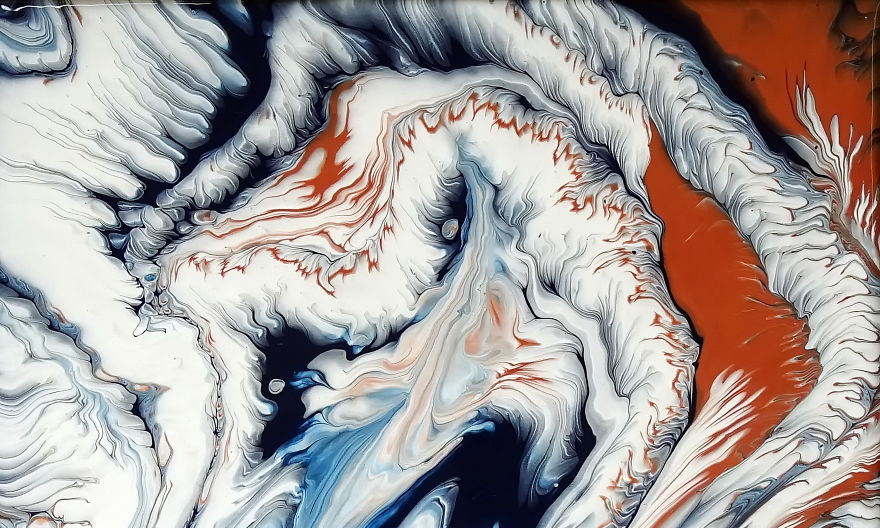 I Did This Wandering Straight Pour Using A Finger-Food Tray I Did This Wandering Straight Pour Using A Finger-Food Tray