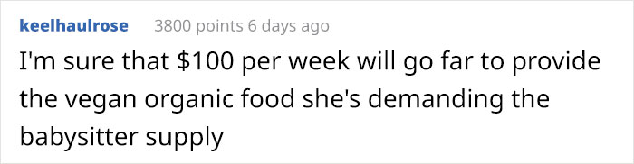 A Babysitter Ad Offering Only $100 A Week Is Going Viral For How Insane The Demands Are A Babysitter Ad Offering Only $100 A Week Is Going Viral For How Insane The Demands Are