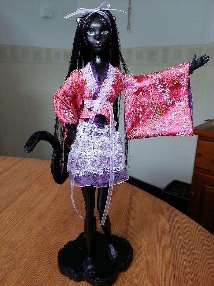 Neko Bjd Made From Paper Clay