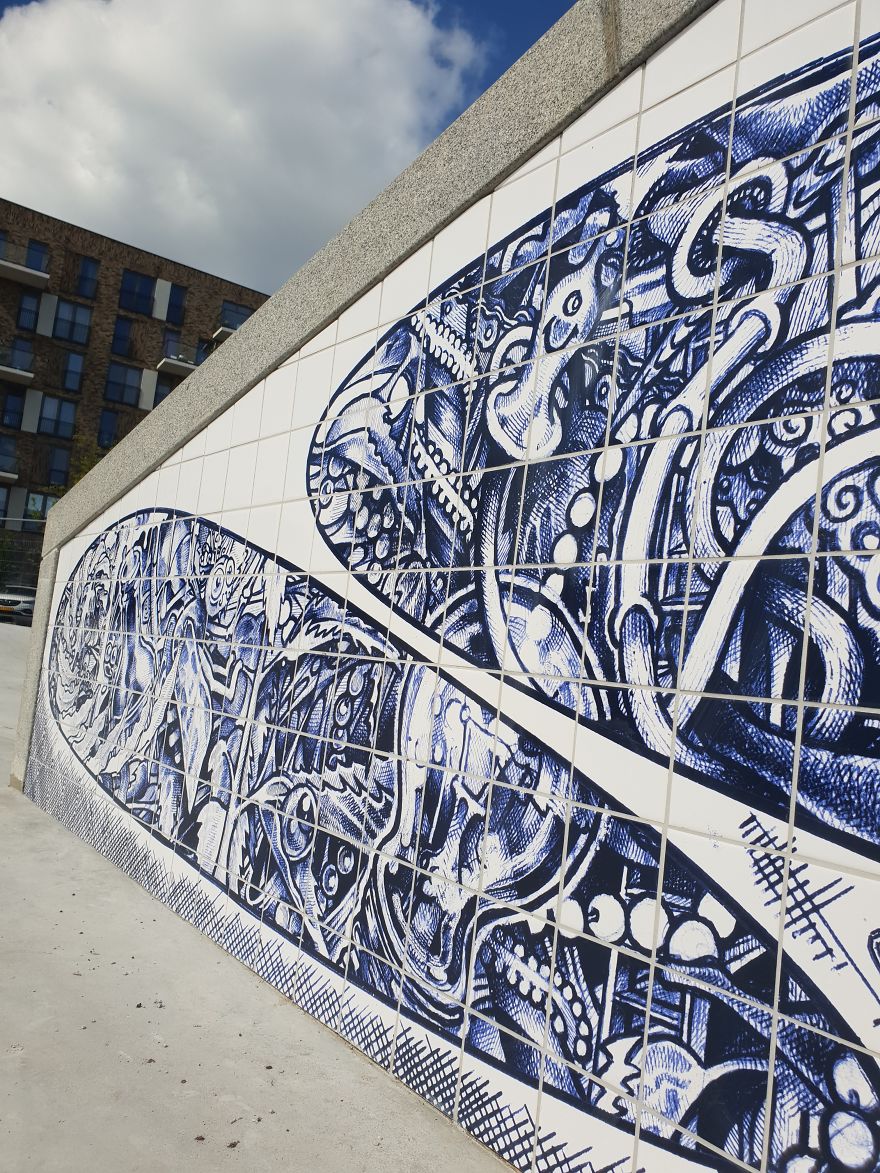 My Delft Blue Bionic Bic Pen Thrash Tiles On Biggest Skatepark In Amsterdam