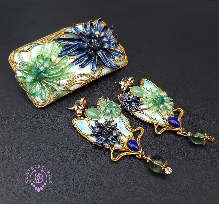 My Jewelry In Art Nouveau Style My Jewelry In Art Nouveau Style