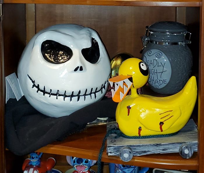 I Sculpted Jack Skellington And The Scary Duck From Nmbc