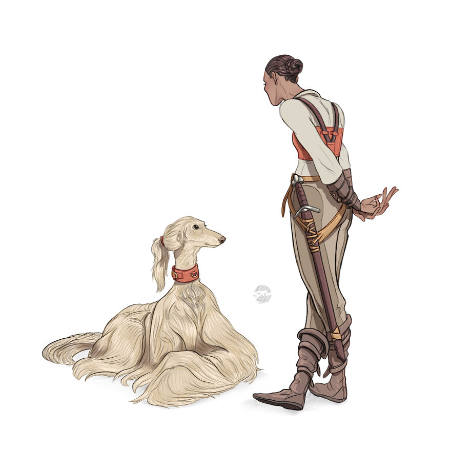 I Draw Warrior-Women With Different Body-Types