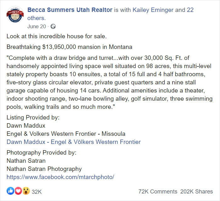 This Majestic 30,843-Square-Foot 'Castle' Sells For $13.95 Million And It Even Has A Fitness Center And Indoor Shooting Range