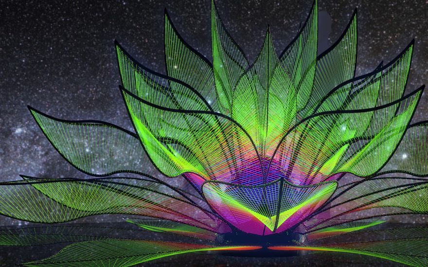 We Created A Conceptual Space Project Using Lights Called 'DecodetheCode' (40 Pics)