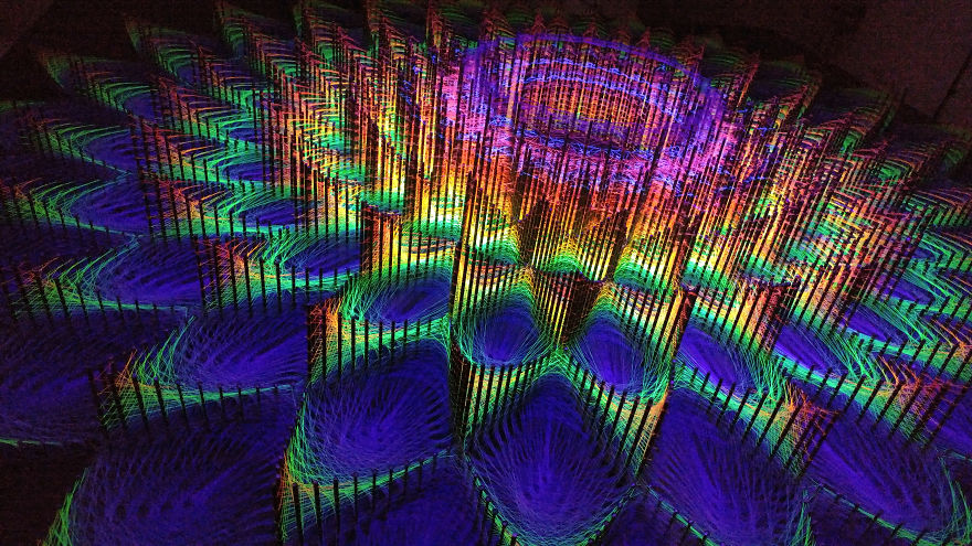 We Created A Conceptual Space Project Using Lights Called 'DecodetheCode' (40 Pics)