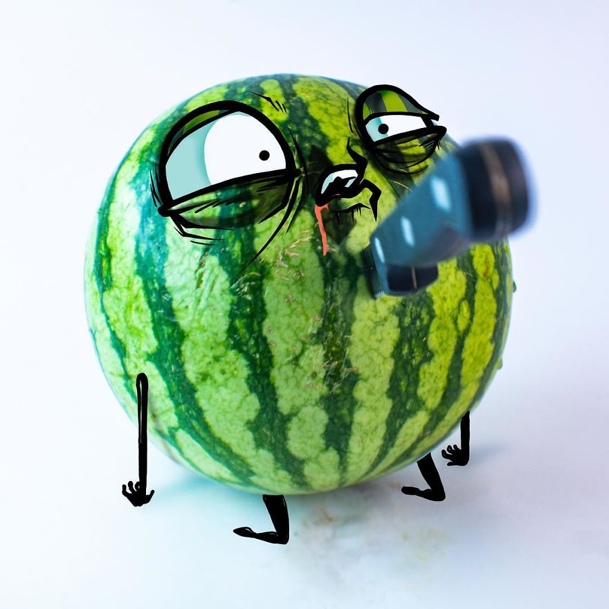 Illustration-Fruits-Brought-To-Life-Alberto-Arni