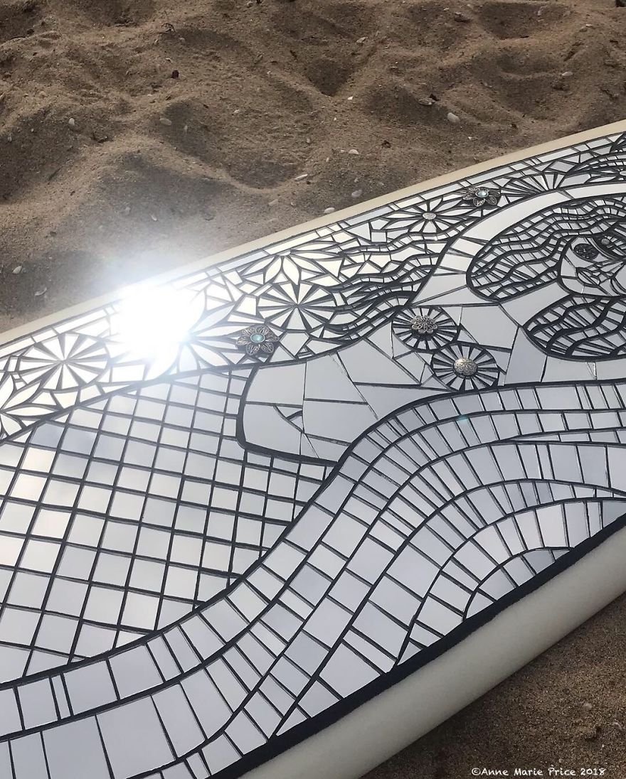 I Create Mosaic Designs On Surfboards (27 Pics) I Create Mosaic Designs On Surfboards (27 Pics)