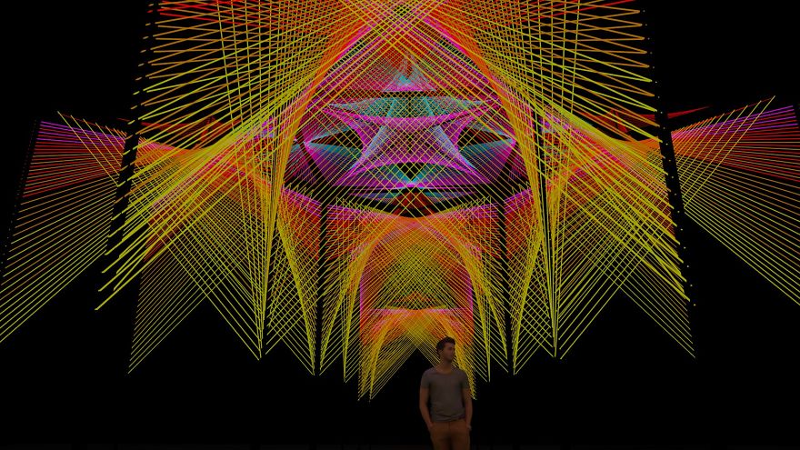 We Created A Conceptual Space Project Using Lights Called 'DecodetheCode' (40 Pics)
