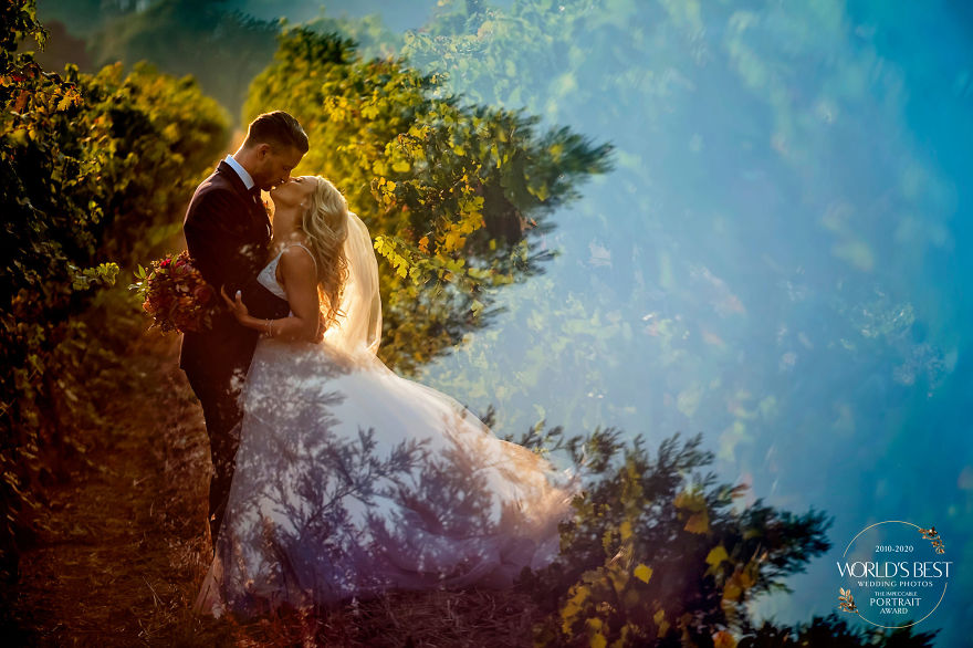 This Magical Double Exposure Of Two People Madly In Love