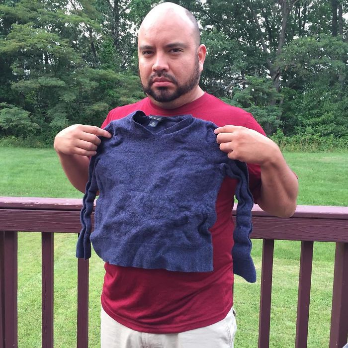 This Is What Happens When Your Kids Start Learning How To Do Laundry And Accidentally Wash My Sweater