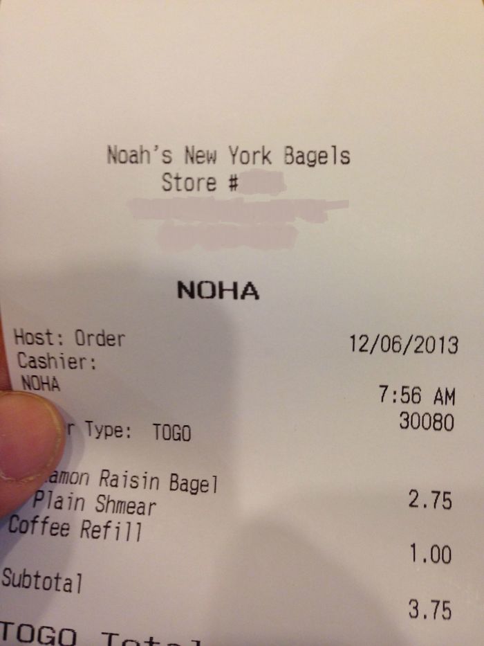 My Name Is Noah. Everyone Spells It Wrong. I Though There Was One Place That Would Get It Right