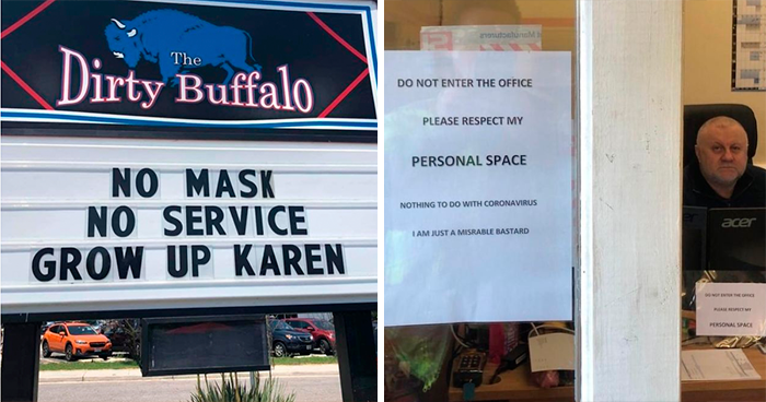 22 Funny, Straightforward Signs About The Coronavirus Situation Put Up By Shops And Restaurants