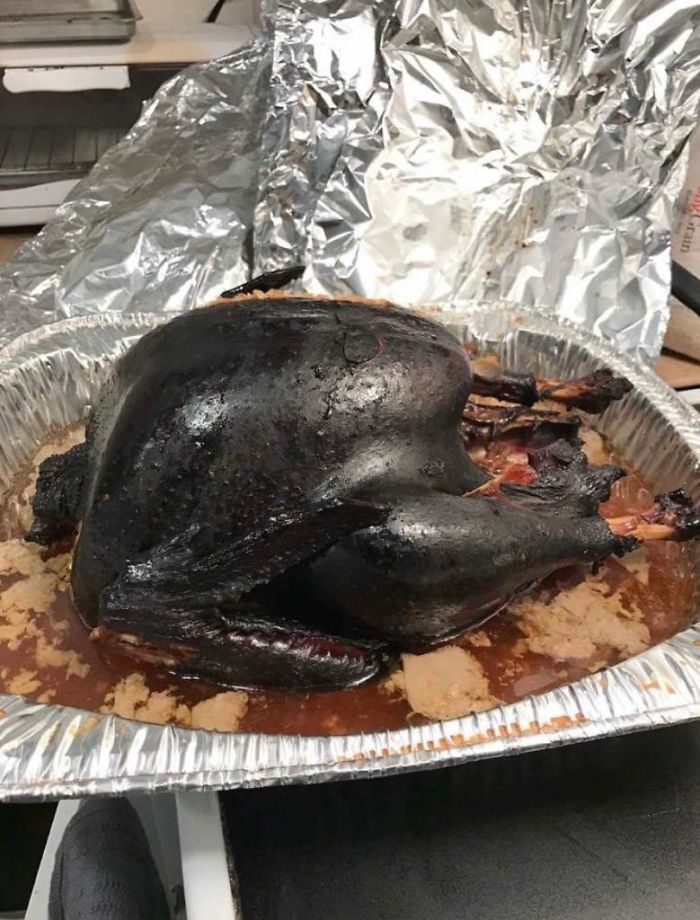 First Time For My Sister In Law Cooking. I Think It’s A Little Bit Too Well Done