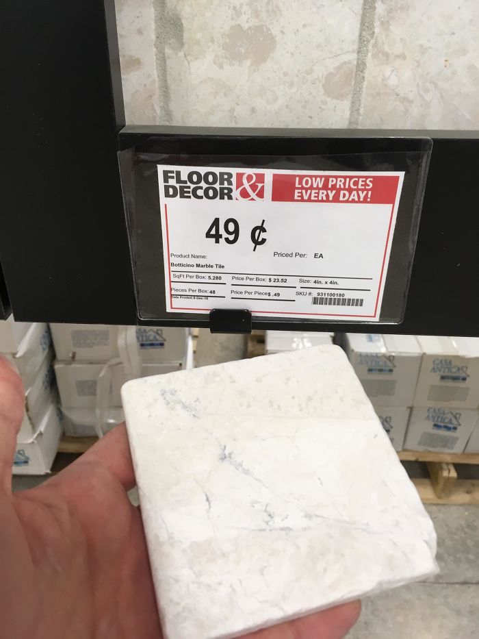 Need New Coasters? Go To The Tile Store. Just Stick Adhesive Felt Or Cork On The Underside.