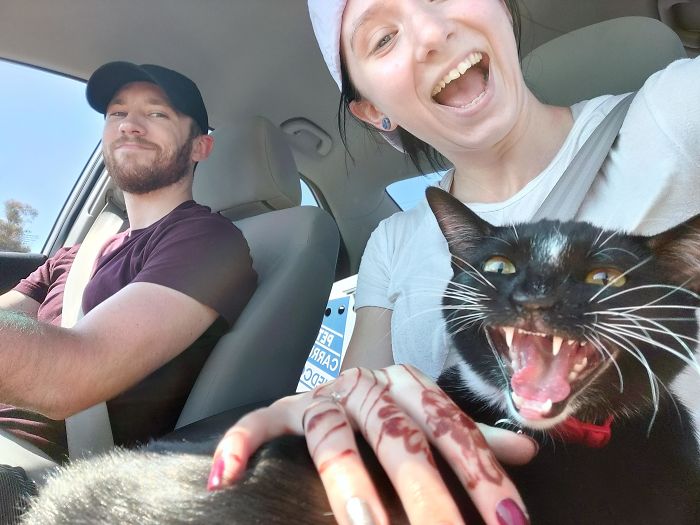 You Could Say He's Pretty Excited To Be Adopted!
