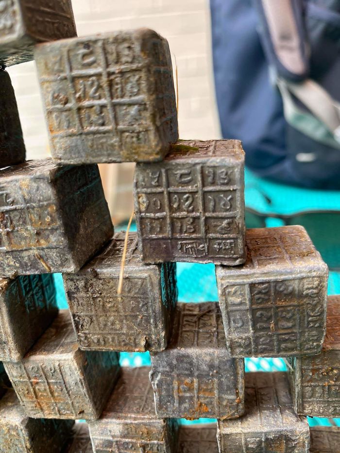 These Lead Blocks Were Found In A UK River. 125g Each. Can Anyone Positively Identify Them?