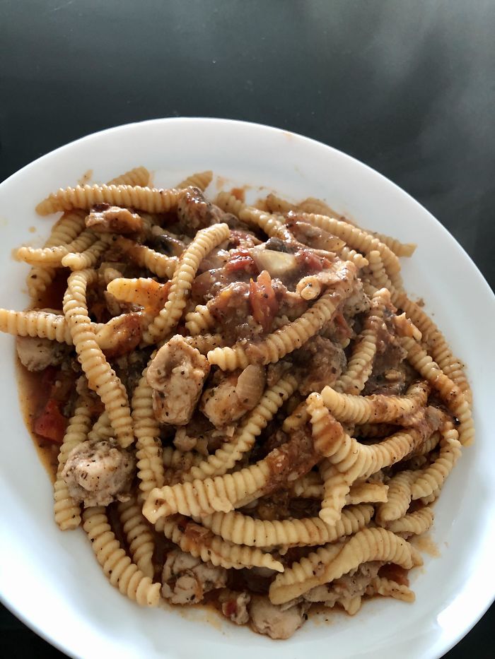 Tried Creating A New Pasta Shape And Ended Pasta Suitable For A Halloween Party