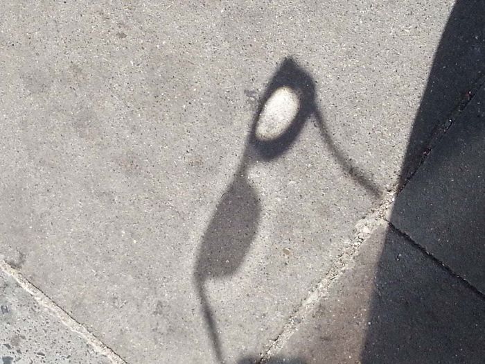 I Am Shortsighted On The Left And Farsighted On The Right Eye. This Is What Happens When The Sun Shines Through My Glasses