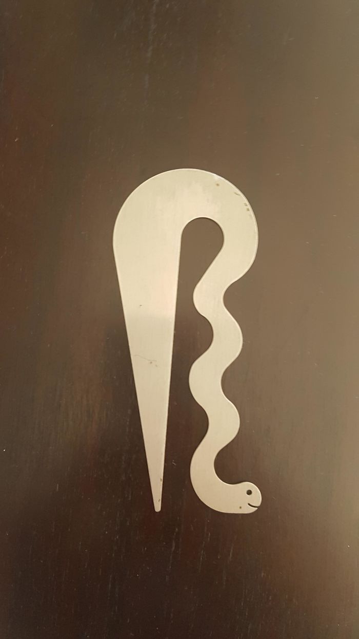 Weird Metal Worm Squiggle, Found In The Kitchen. What Is This Thing?!