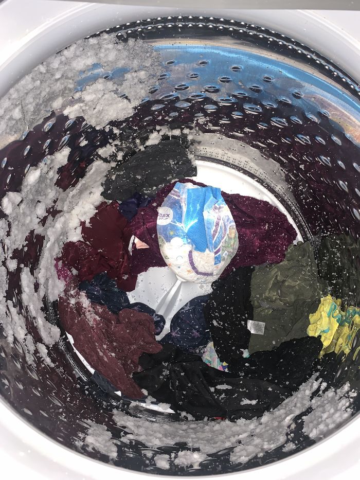 Yay, Pull-Ups In The Washing Machine