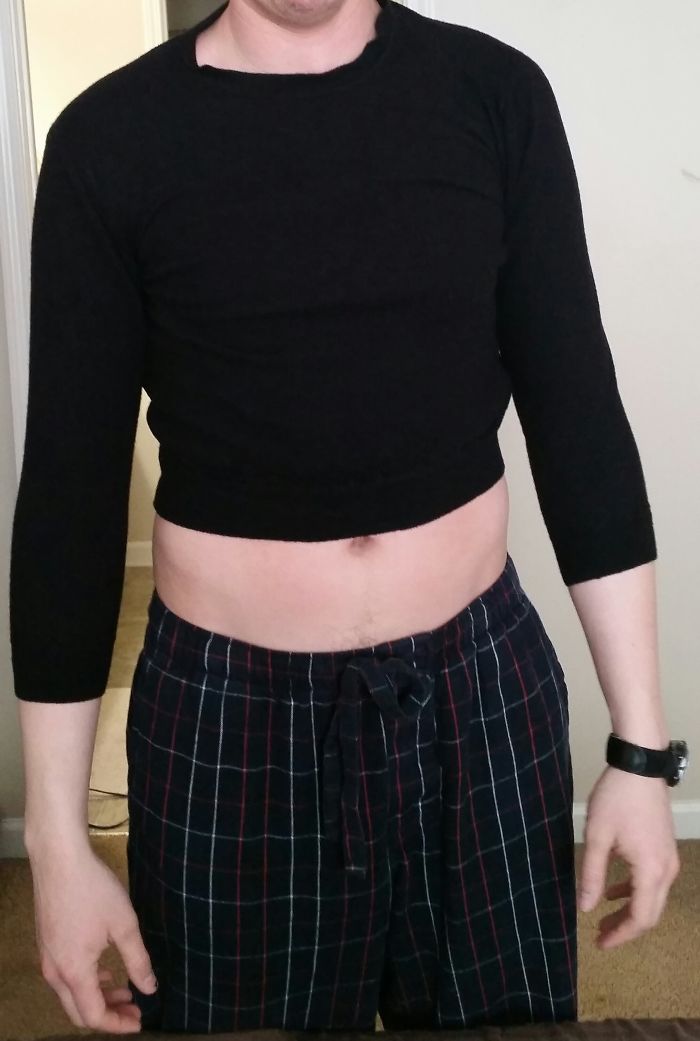 My Wife Did Something To My Favorite Wool Sweater. Can't Put My Finger On It, Though