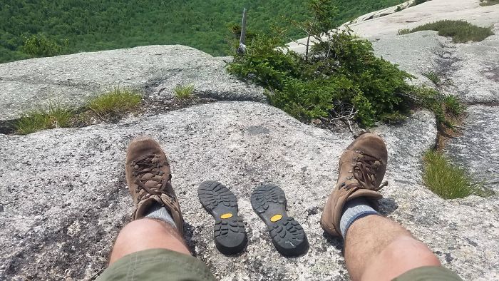 Went Hiking For The First Time In A While. My Hiking Boots Are Just As Out Of Shape As I Am